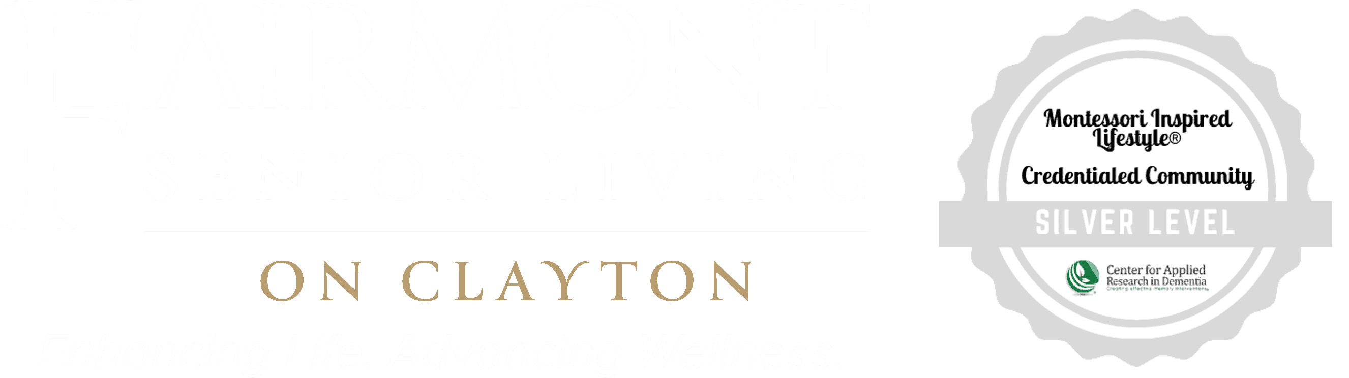 Fairmont Senior Living on Clayton Logo