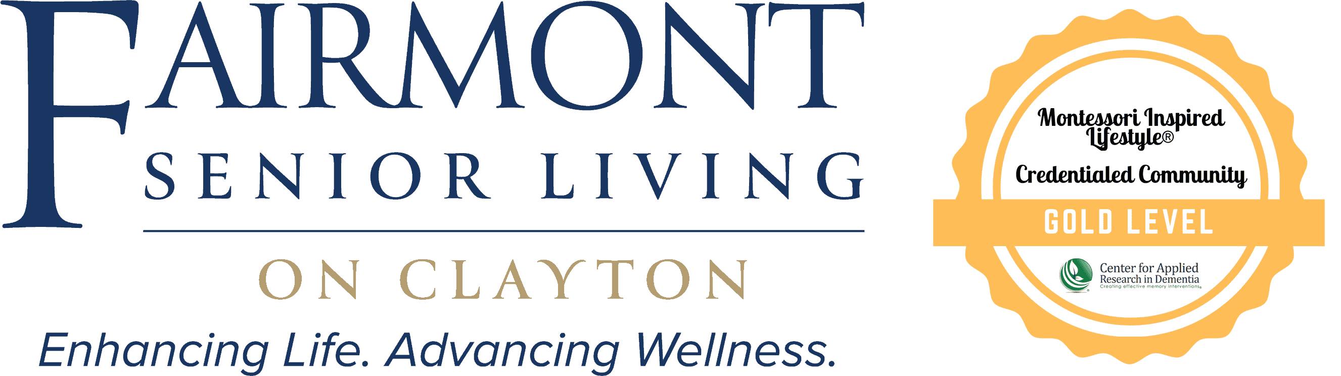 Fairmont Senior Living on Clayton Logo