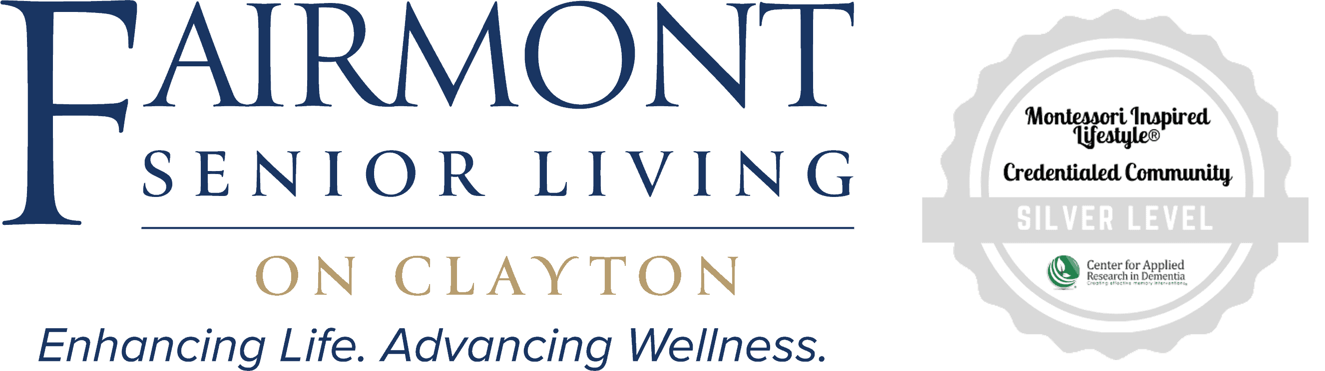Fairmont Senior Living on Clayton Logo